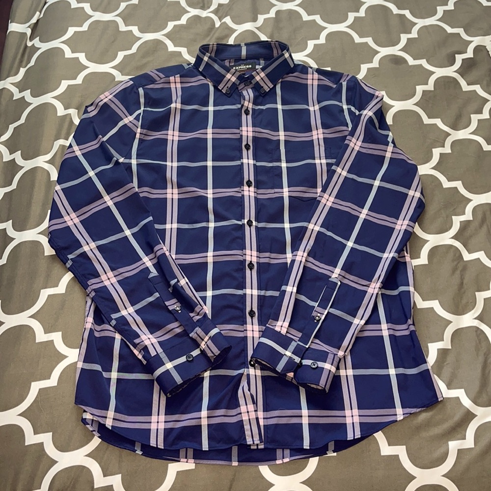 (LIKE NEW) Express Performance Dress Shirt